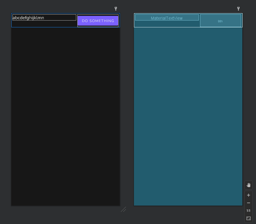 如何使 MaterialTextView 的寬度 wrap_content 但不大于 ConstraintLayout 中的 MaterialButton？