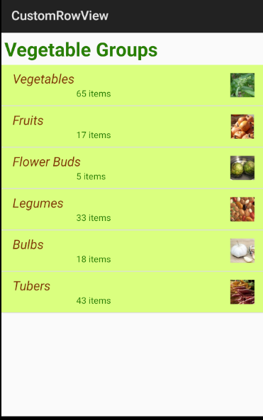 xamarin.android 中是否有等效的 ListView.ItemsSource？