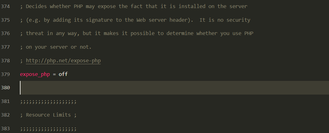 不能用expose_php隱藏X-Powered-By