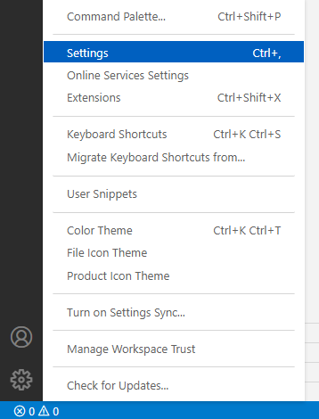 Visual Studio Code 不再顯示可變顏色或問題