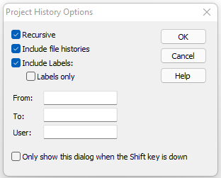 如何在 Windows 中使用 Git 遞回列出提交的檔案,提交日期按降序排列?