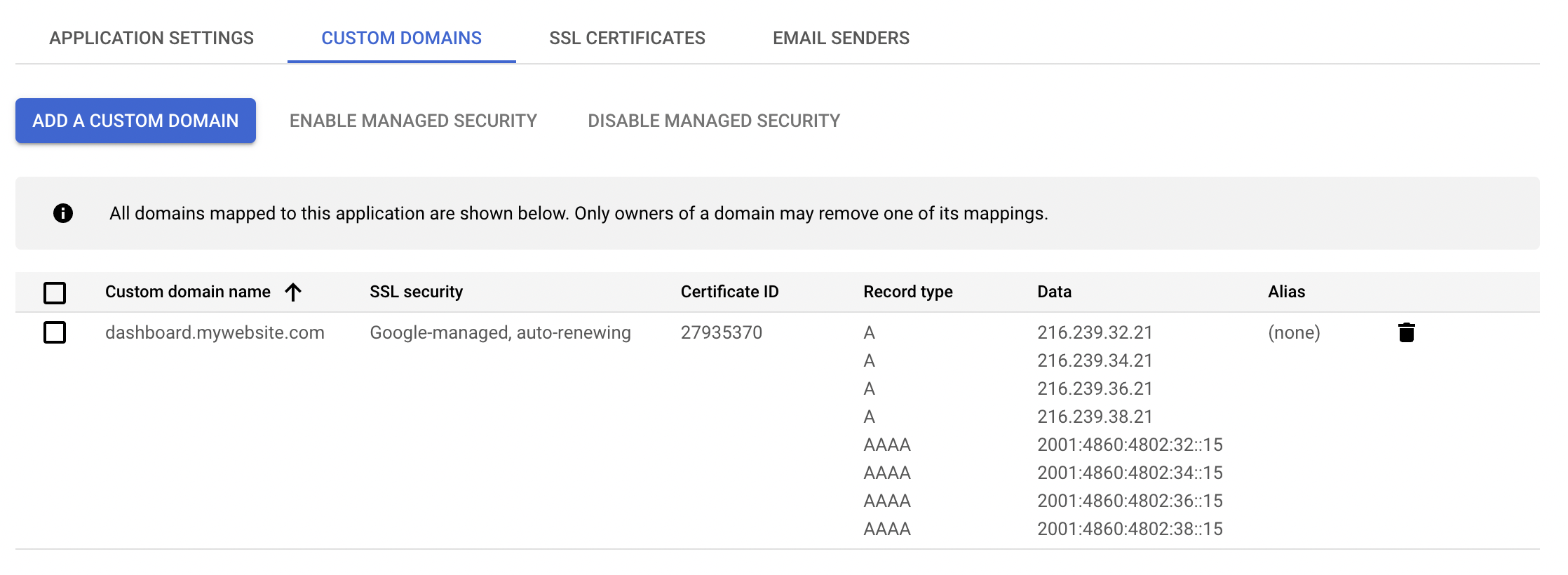 自定義域/捕獲 Google App Engine 上的所有主機名