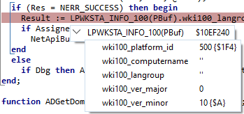 WIN64下NetWkstaGetInfo ACCESS_VIOLATION