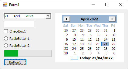 如何禁用 'MonthCalendar' 和 Datetimepicker 的 VB.NET 視覺樣式？