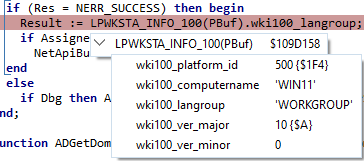 WIN64下NetWkstaGetInfo ACCESS_VIOLATION