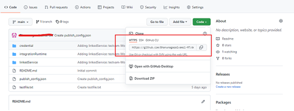 如何使用個人訪問令牌連接 azure synapse 和企業 git 存盤庫?