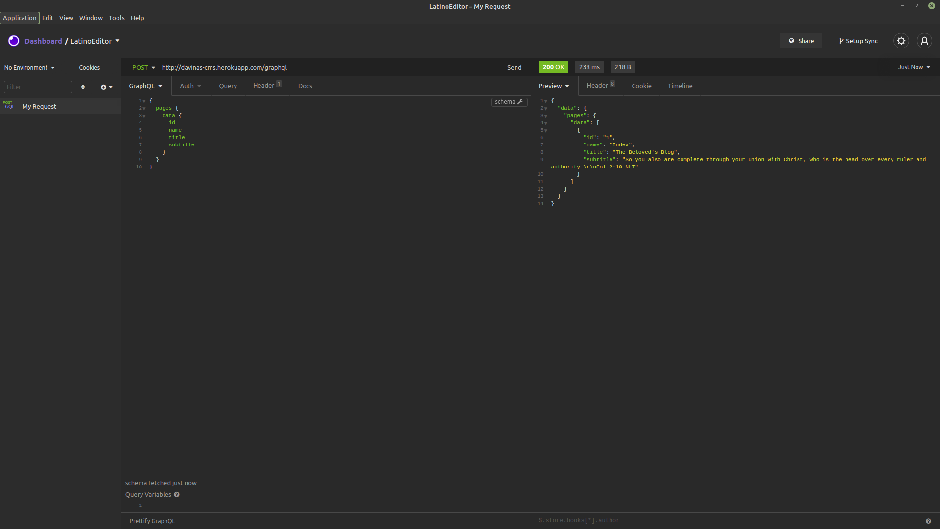 Heroku 上未加載 GraphQL Schema