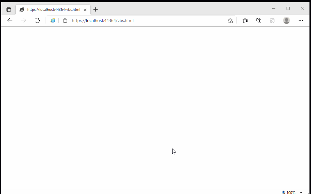 vbscript 在邊緣瀏覽器 ie 模式下是否可執行?