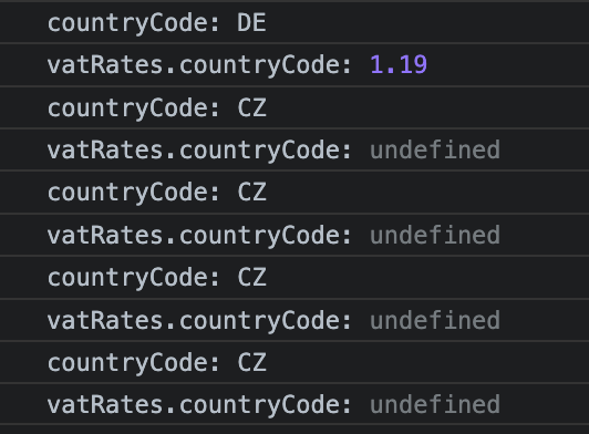 不能使用 React Context 中的變數來訪問物件的值