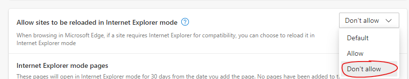 在 Internet Explorer 模式下加載邊緣 - 有時?