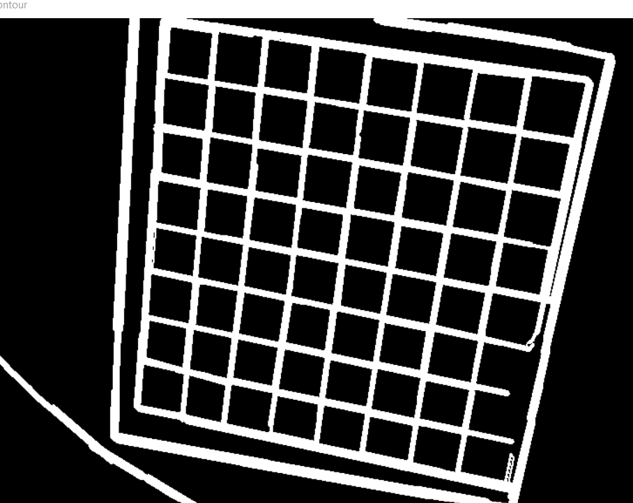在棋盤OpenCV中檢測方塊
