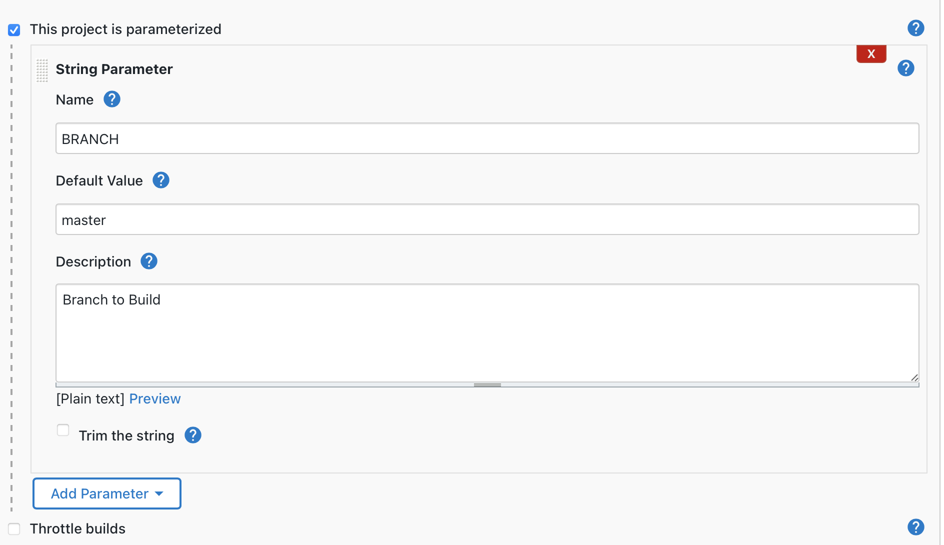 CloudBees Jenkins 管道作業輸入引數在“來自 SCM 的管道腳本”部分中無法訪問