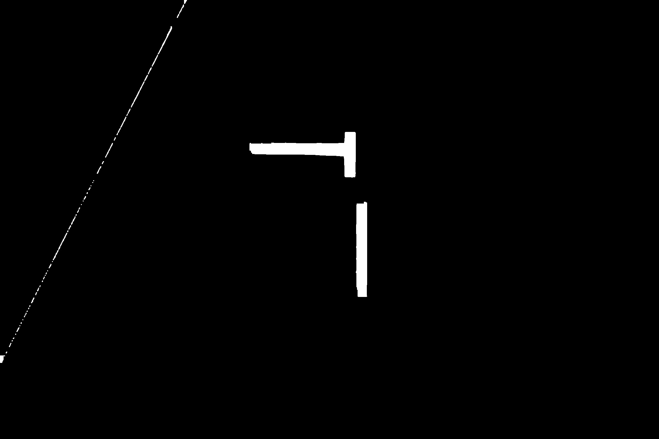 使用 OpenCV 檢測影像中的粗黑線