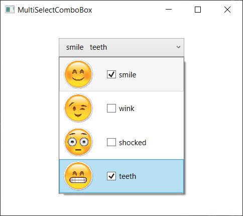 WPF/C# 中的 MuliSelectCombobox 顯示所有選定專案的顯示名稱