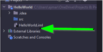 在 IntelliJ 中創建新專案時自動將設定的 .gitignore 檔案添加到新專案檔案夾位置