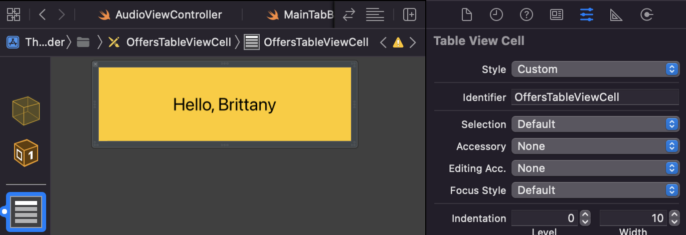 Swift iOS - UITableView 自定義單元格沒有出現?