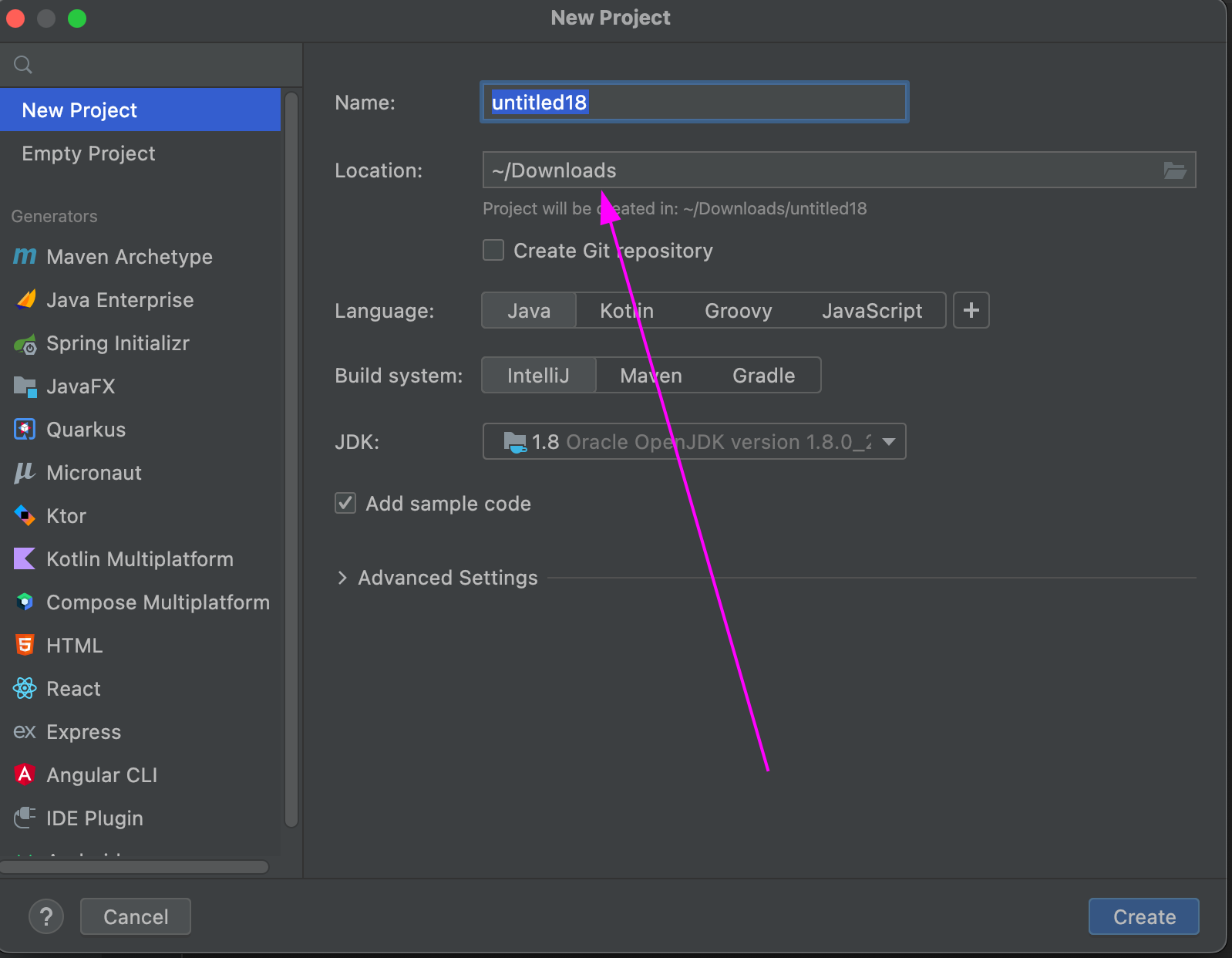 如何更改 Intellij IDEA 的默認專案路徑?