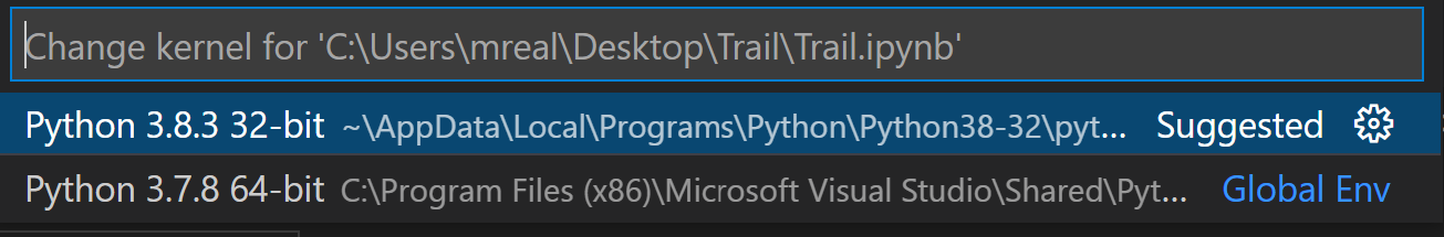 如何在之前安裝 32 位的 python 包，但在 Visual Code 中也可以在 64 位上運行？例如 Pytorch