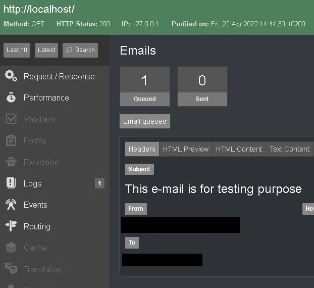 當我在 symfony6 中使用 Sendgrid 時,郵件留在佇列中