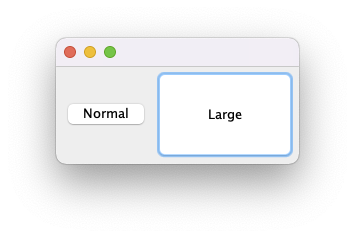 如何在 jpanel 中更改 jbutton 的大小?
