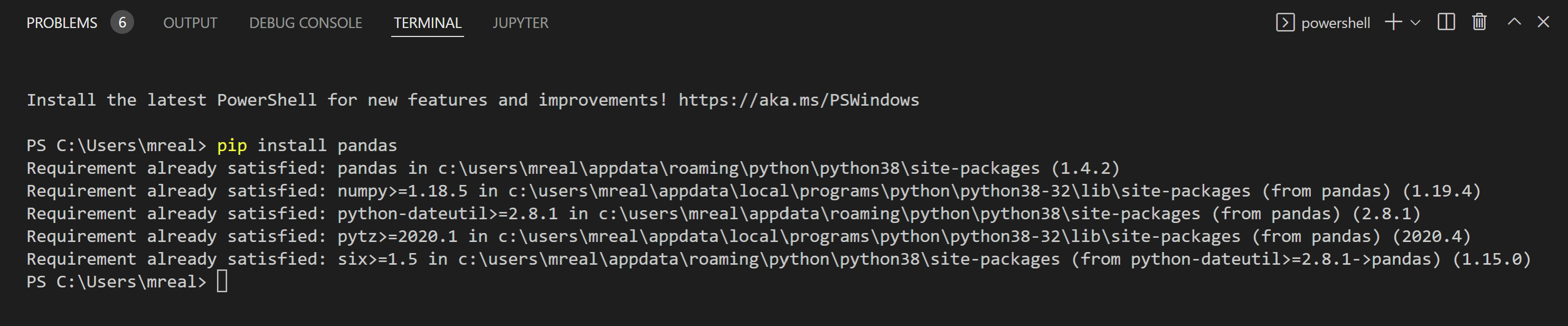 如何在之前安裝 32 位的 python 包，但在 Visual Code 中也可以在 64 位上運行？例如 Pytorch