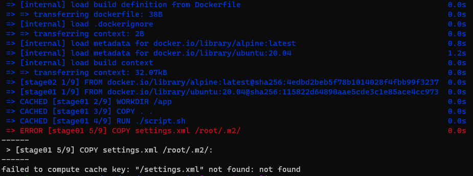 RUN sh 腳本生成的 Dockerfile COPY 檔案