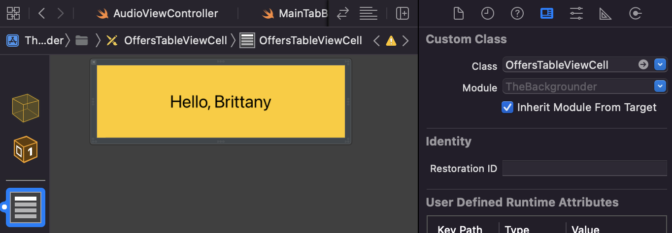 Swift iOS - UITableView 自定義單元格沒有出現?