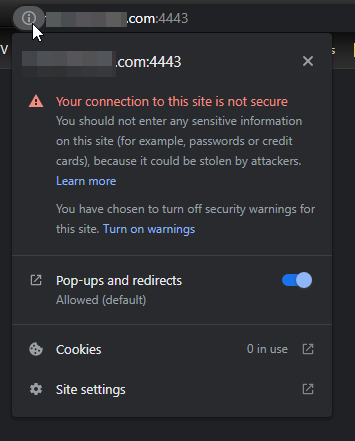 IIS SSL 證書不再從 Internet 可見