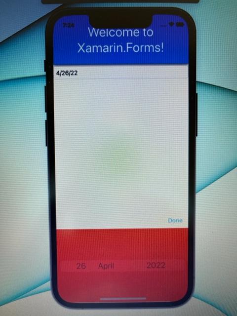 有沒有辦法在 Xamarin Forms 中自定義日期選擇器對話框的正文？
