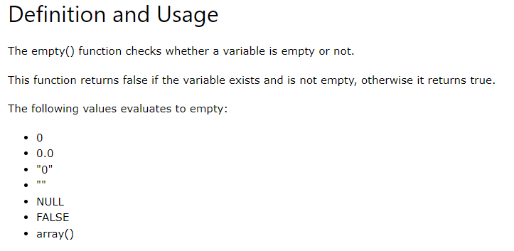 為什么 PHP 函式回傳 TRUE？