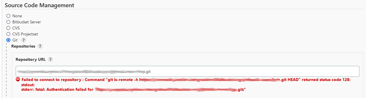 Jenkins 構建失敗 - 無法連接到 repo