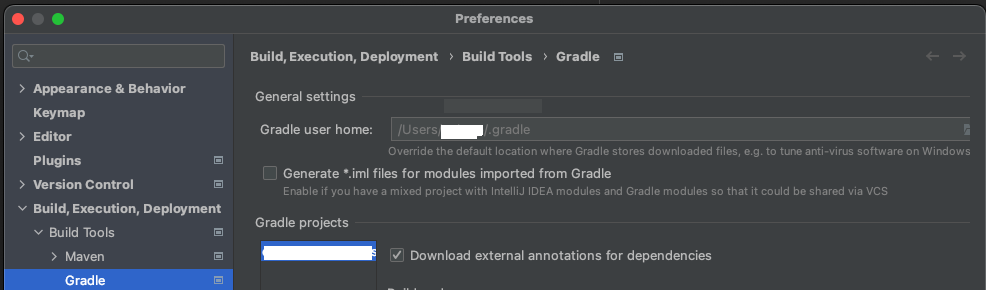 Gradle 檔案夾在打開時填充