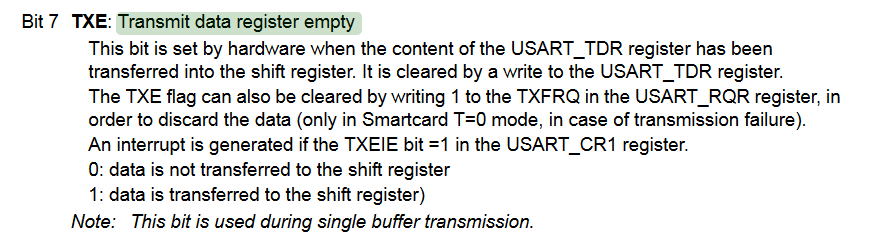 HAL_UART_Transmit_IT 如何在 STM32F091VB 上管理串行發送資料