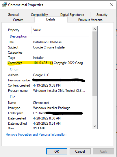 PowerShell - 獲取 MSI 的屬性