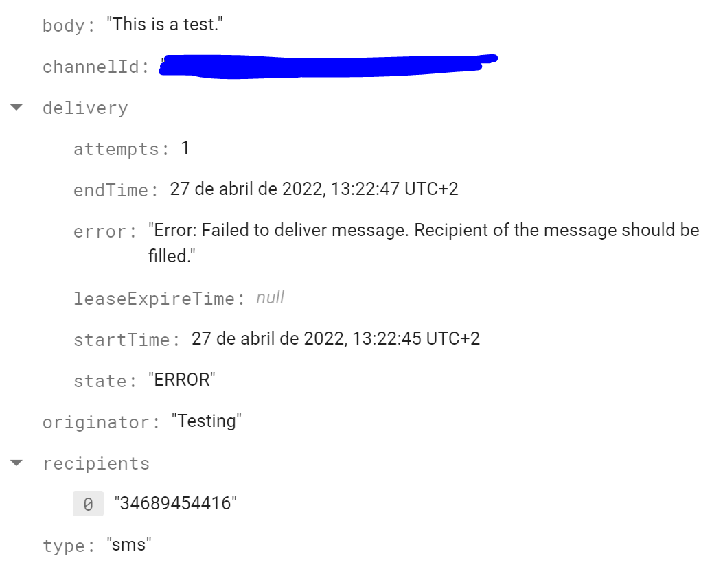 Firebase MessageBird 擴展不發送短信