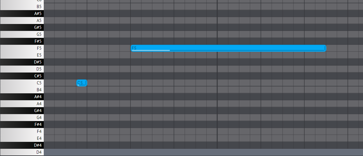 一個 MIDI 檔案的音符有多長（以毫秒為單位）？