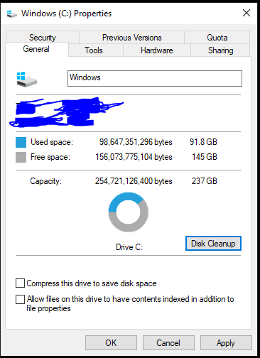 如何在 Powershell 命令列中對 C 盤上的系統檔案運行磁盤清理?