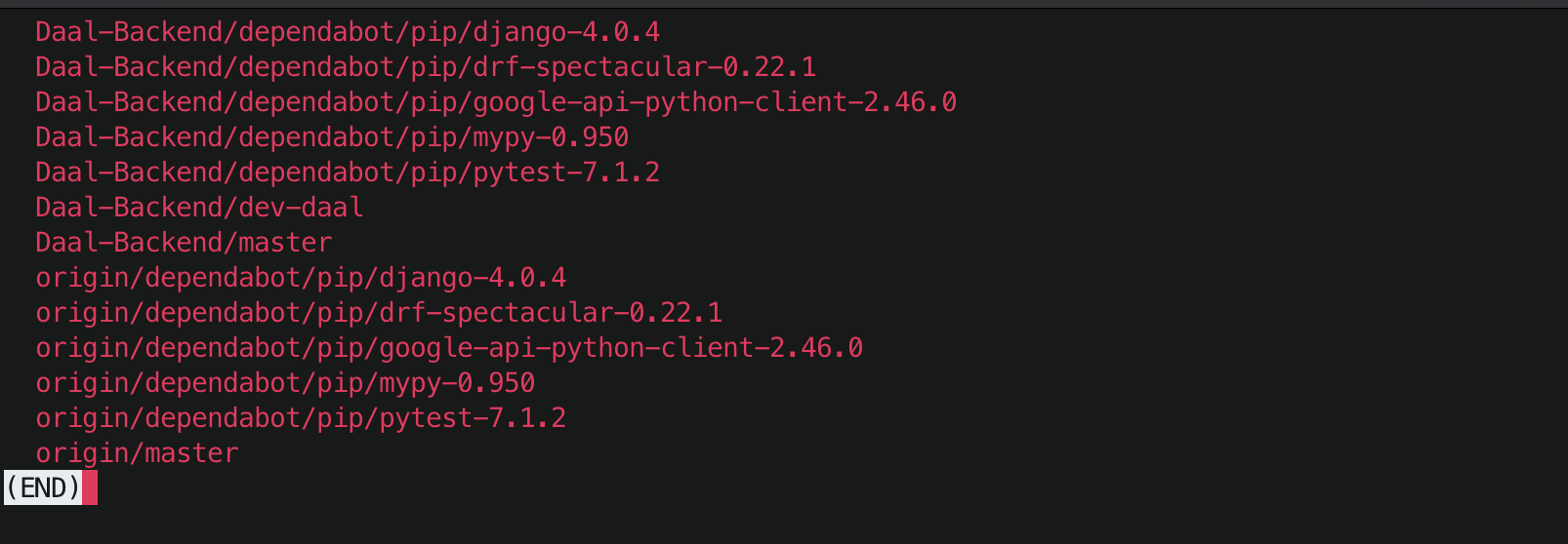 為什么 git branch -r 顯示同一個分支的兩個名稱：origin/master 和 [repo name]/master？