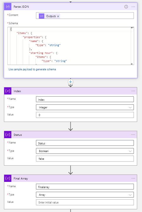 如何在 Azure Logic App 中實作這種條件？