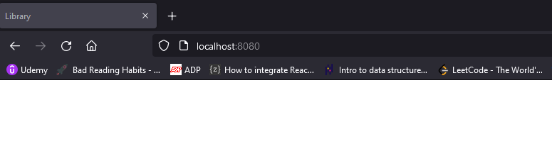 Spring Boot Server 未加載 React 網頁