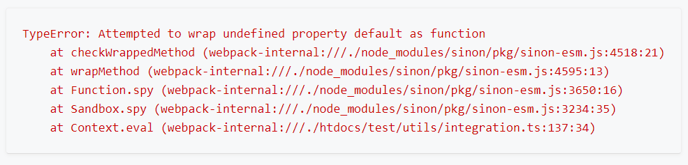更新到 Webpack 5 后,“import * as Module”上的 sinon.spy 失敗