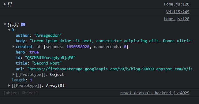 在 React 中訪問陣列中物件的屬性