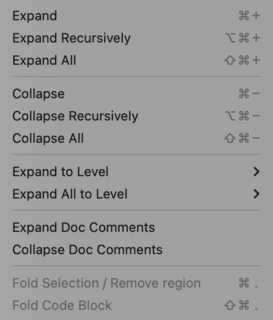 如何在 IntelliJ Idea 中折疊和展開可折疊檔案(XML、JSON)?