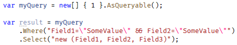 Entity Framework Core 中的動態 Linq