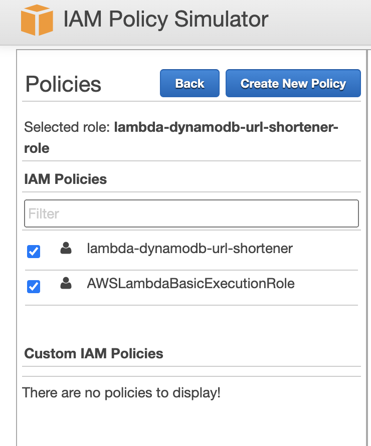 AWS IAM - 拒絕從 Lambda 訪問 DynamoDB