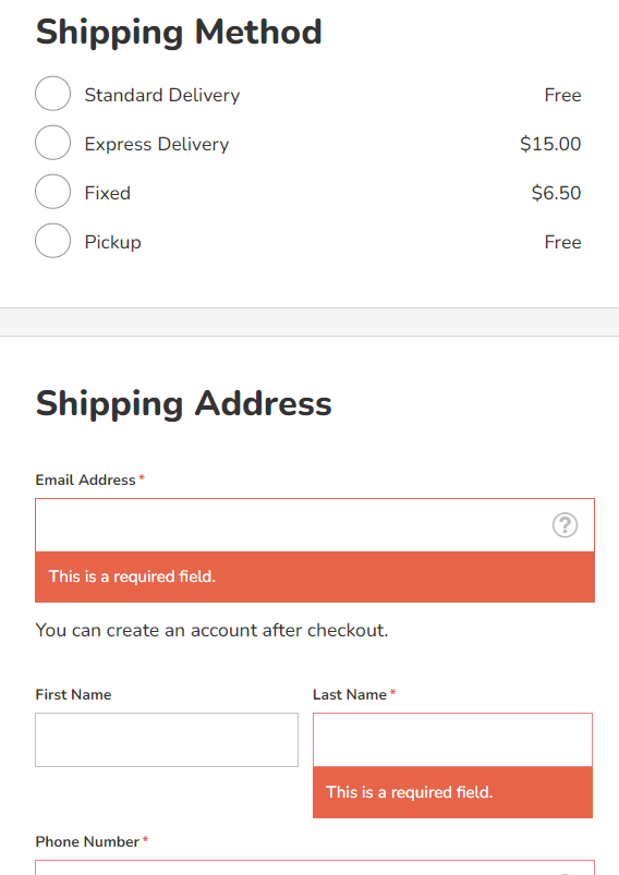 如何通過 Vertex 驗證器在 Magento Checkout 頁面上禁用送貨地址驗證