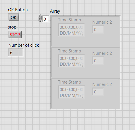 LabVIEW: 計算按鈕被按下的時間
