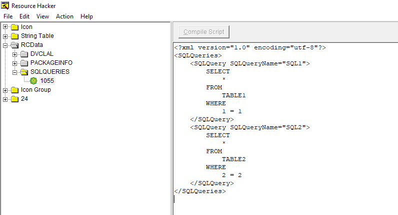 在 Delphi 中存盤許多長 SQL 查詢的最佳實踐