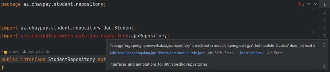 應用程式構建成功,但 IntelliJ 說我的模塊沒有讀取其他模塊