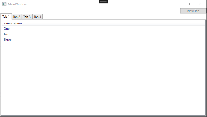 WPF TabControl - 使用內容模板添加新選項卡